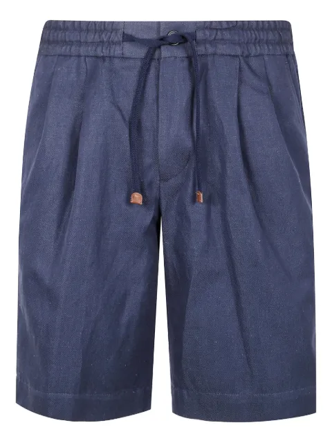 Incotex bermudas con cordones en la pretina