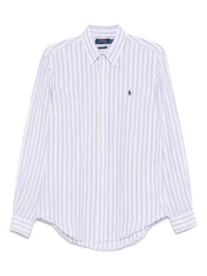 Sporty & Rich ストライプ オーバーサイズシャツ | ホワイト | FARFETCH JP