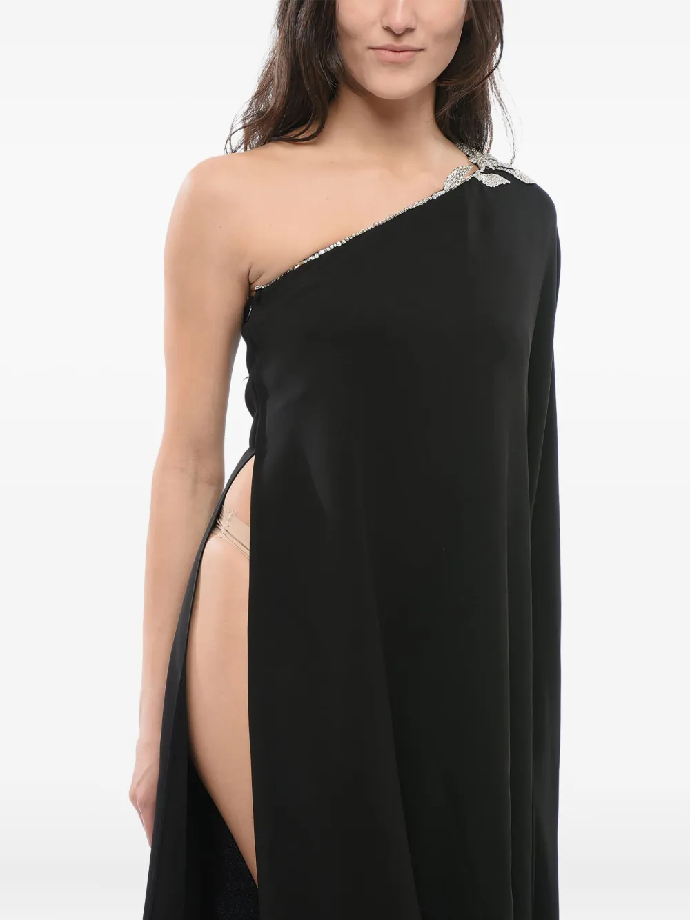 Valentino Garavani Asymmetrische jurk Zwart
