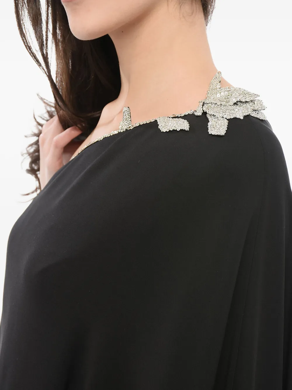 Valentino Garavani Asymmetrische jurk Zwart