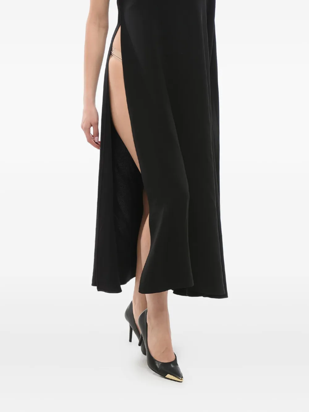 Valentino Garavani Asymmetrische jurk Zwart