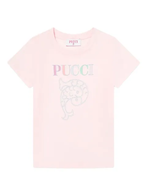 PUCCI Junior logo T-shirt 