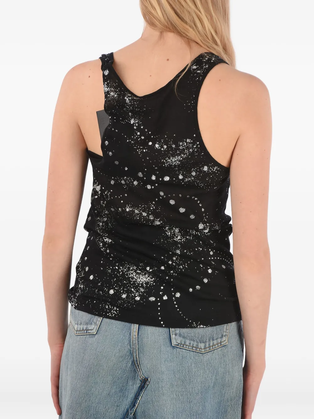 Saint Laurent Galaxy tanktop Zwart