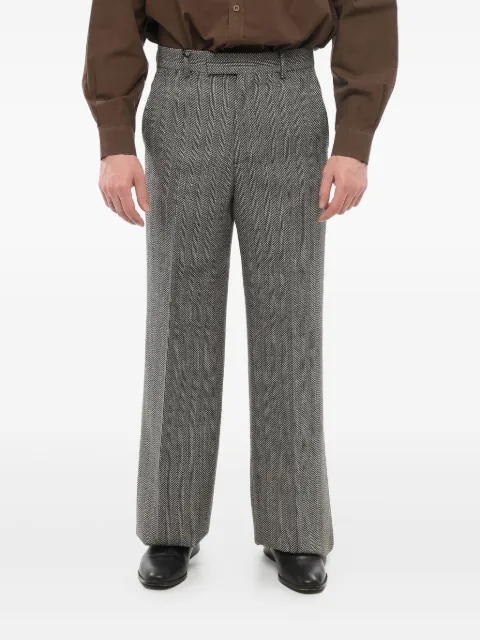 Gucci pantalones con dobladillo vuelto