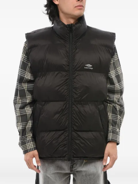 Balenciaga chaleco con logo estampado