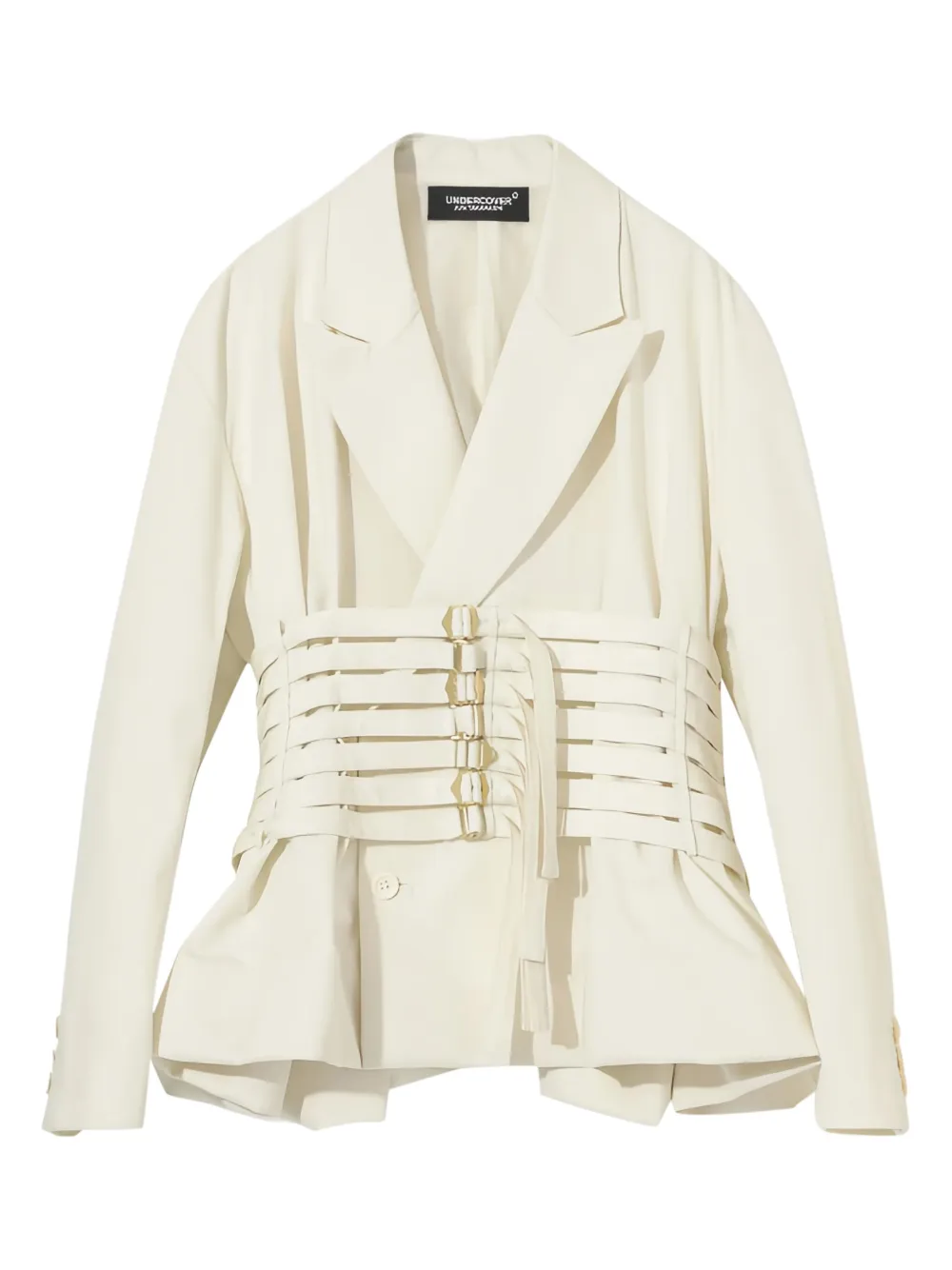 Undercover blazer con doble botonadura | blanco | Image 1