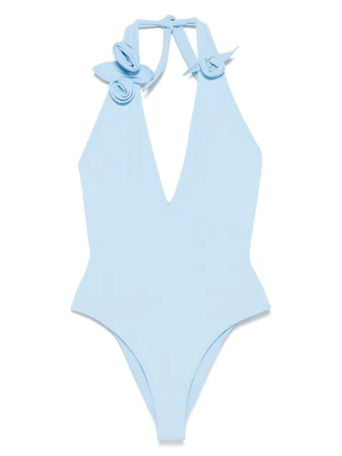 Coperni traje de baño con aplique floral