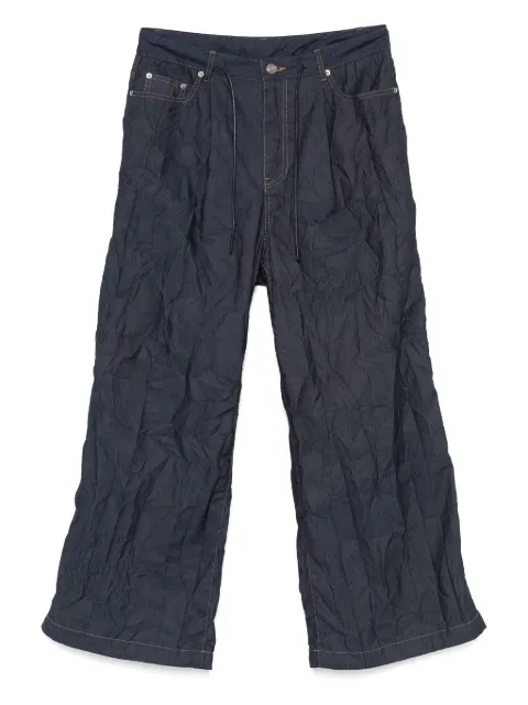 Juun.J pantalones con efecto arrugado