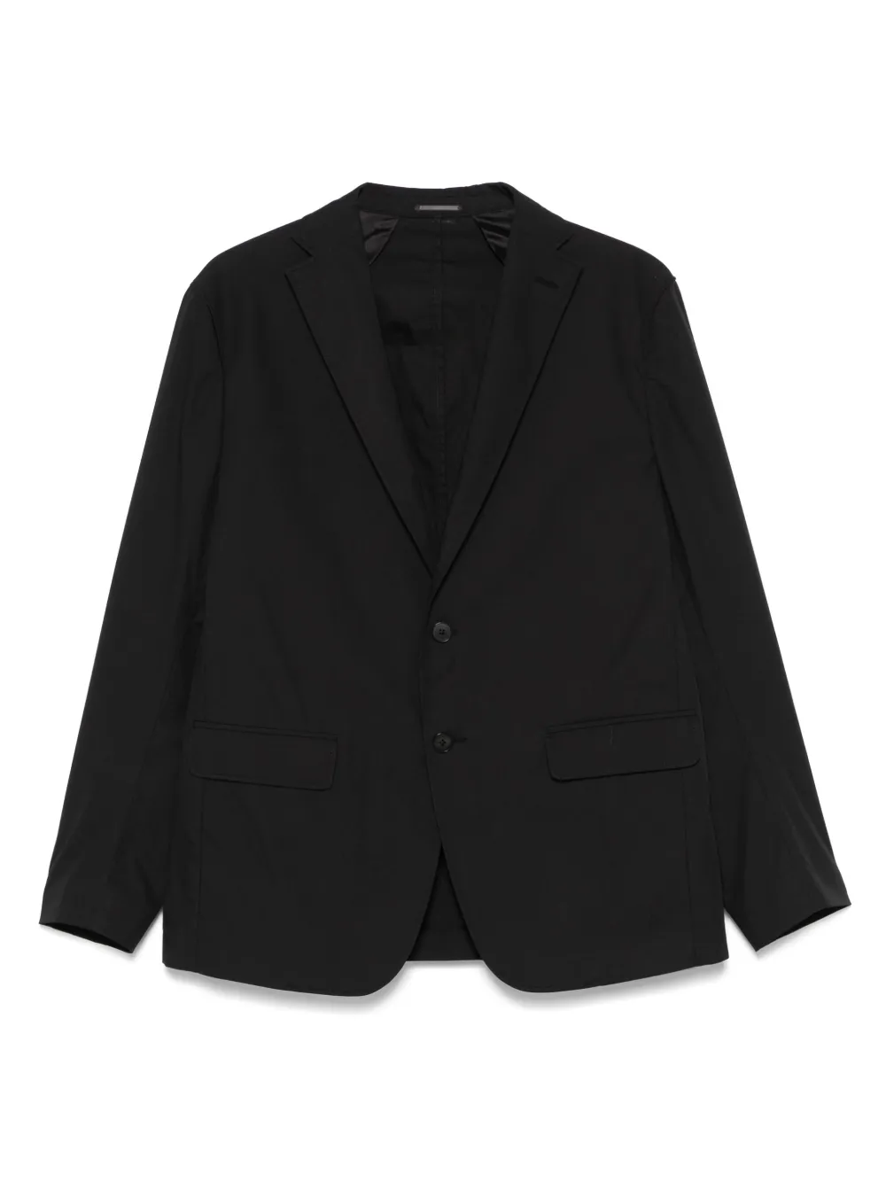 Low Brand Popeline blazer Zwart