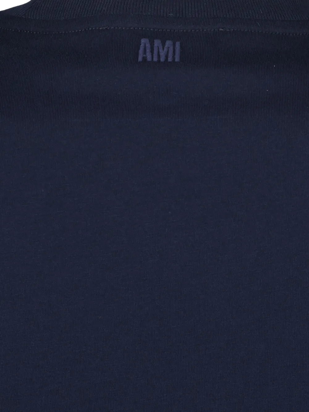 AMI Paris T-shirt met logo Blauw