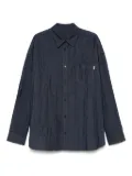 Juun.J crease-effect shirt - Blue