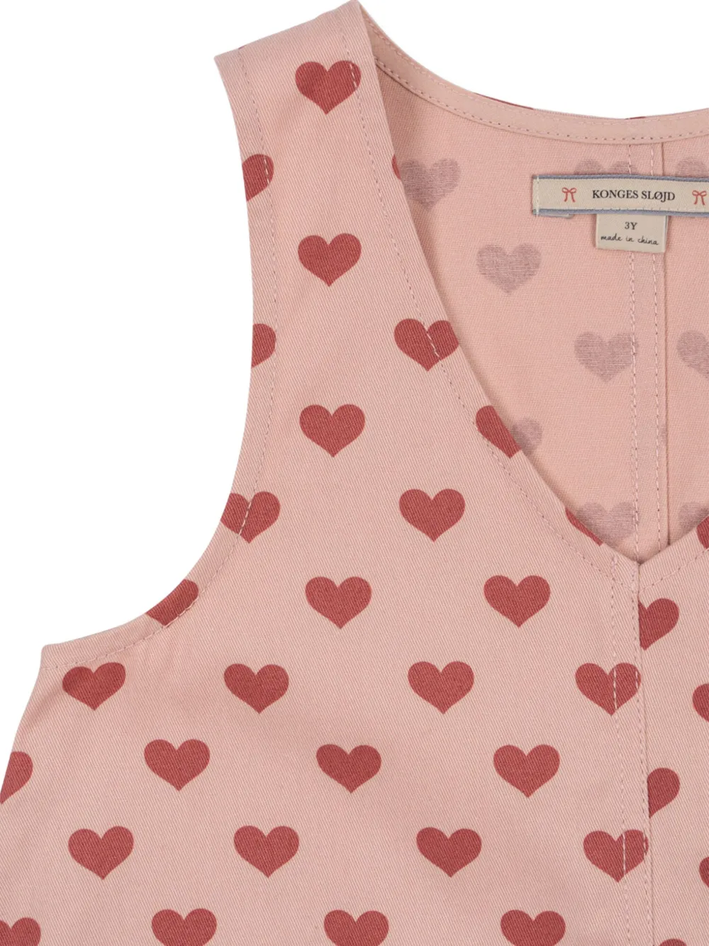 Konges Sløjd Jurk met hartprint Roze