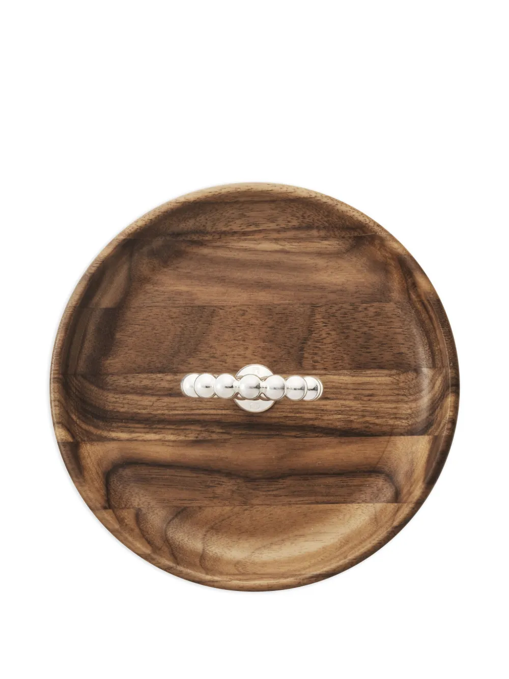 Christofle Beaded-handle Walnut Bowl (14cm) In Brown