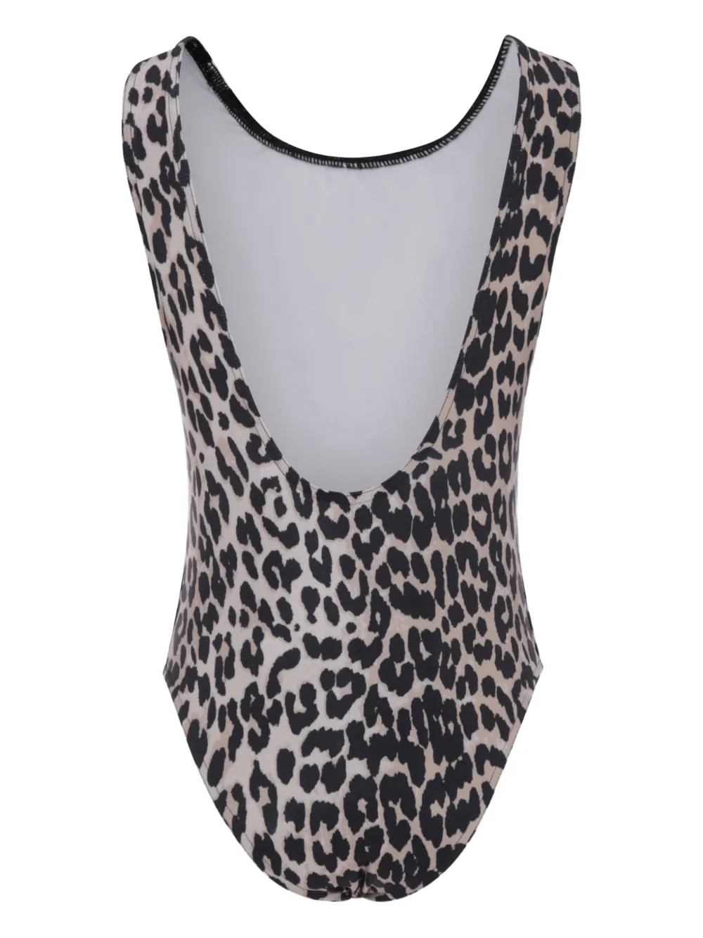 Shop Caroline Bosmans Animal-print Swimsuit In Neutrals