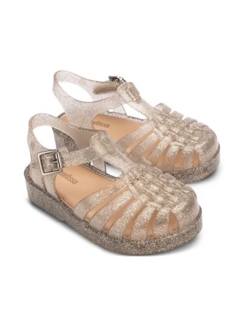 Mini Melissa glitter-detailing sandals 
