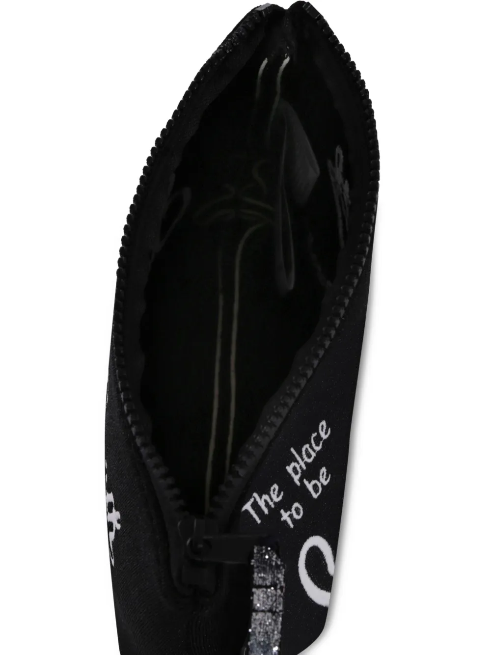 Shop Mc2 Saint Barth Logo-print Bag In Black
