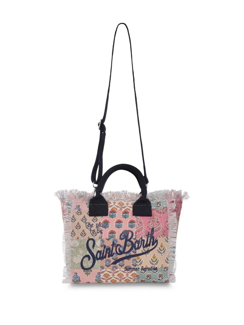 MC2 Saint Barth Kids Strandtas met logoprint Roze