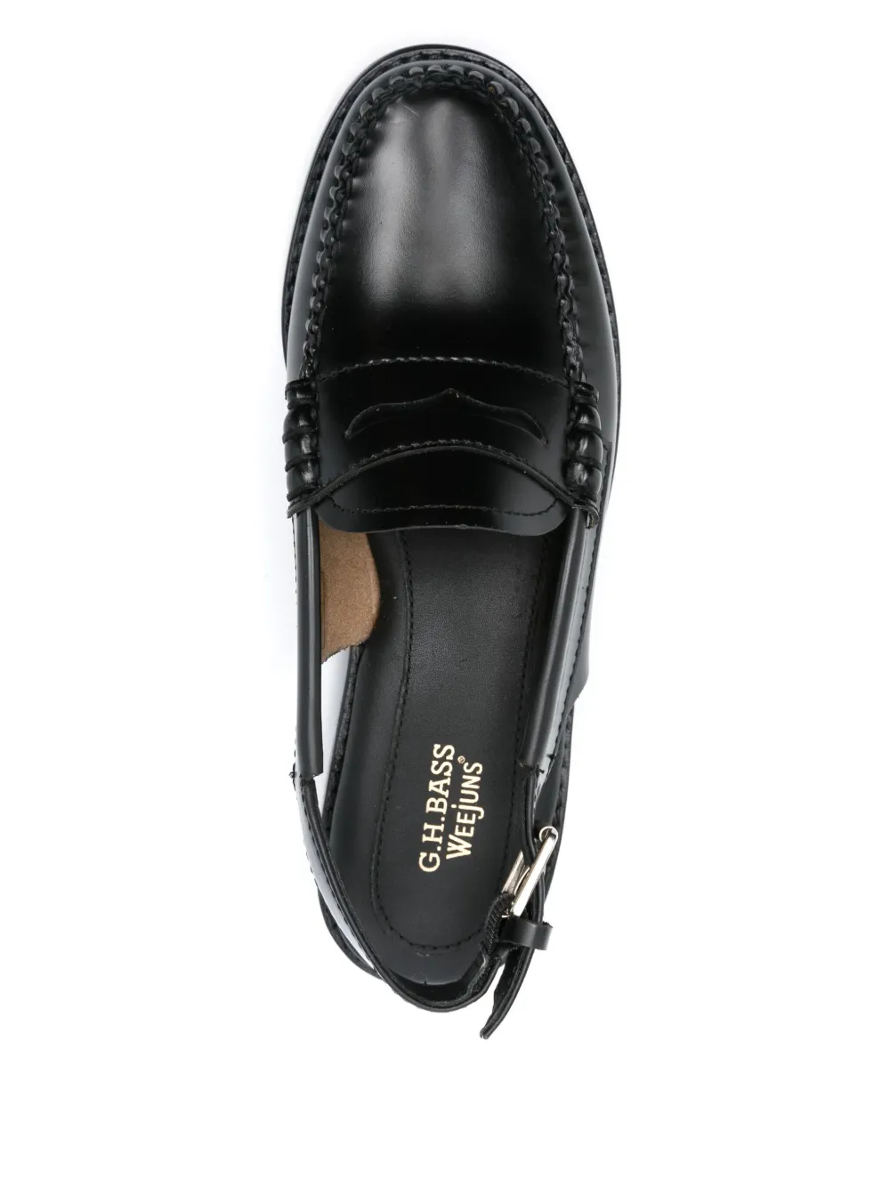 G.H. Bass & Co. Weejuns slingback loafers Black