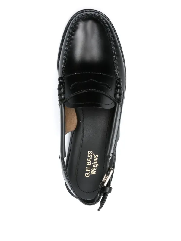 G.H. Bass & Co. Weejuns Slingback Loafers - Black