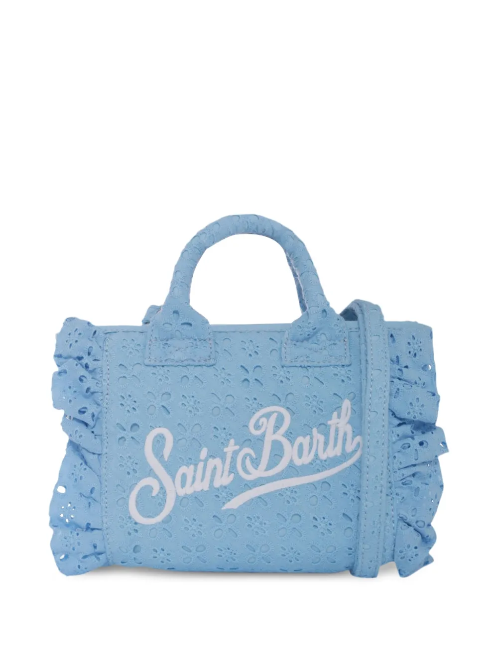 MC2 Saint Barth Kids ロゴ ビーチバッグ - ブルー MC2 Saint Barth Kids ロゴ ビーチバッグ - ブルー