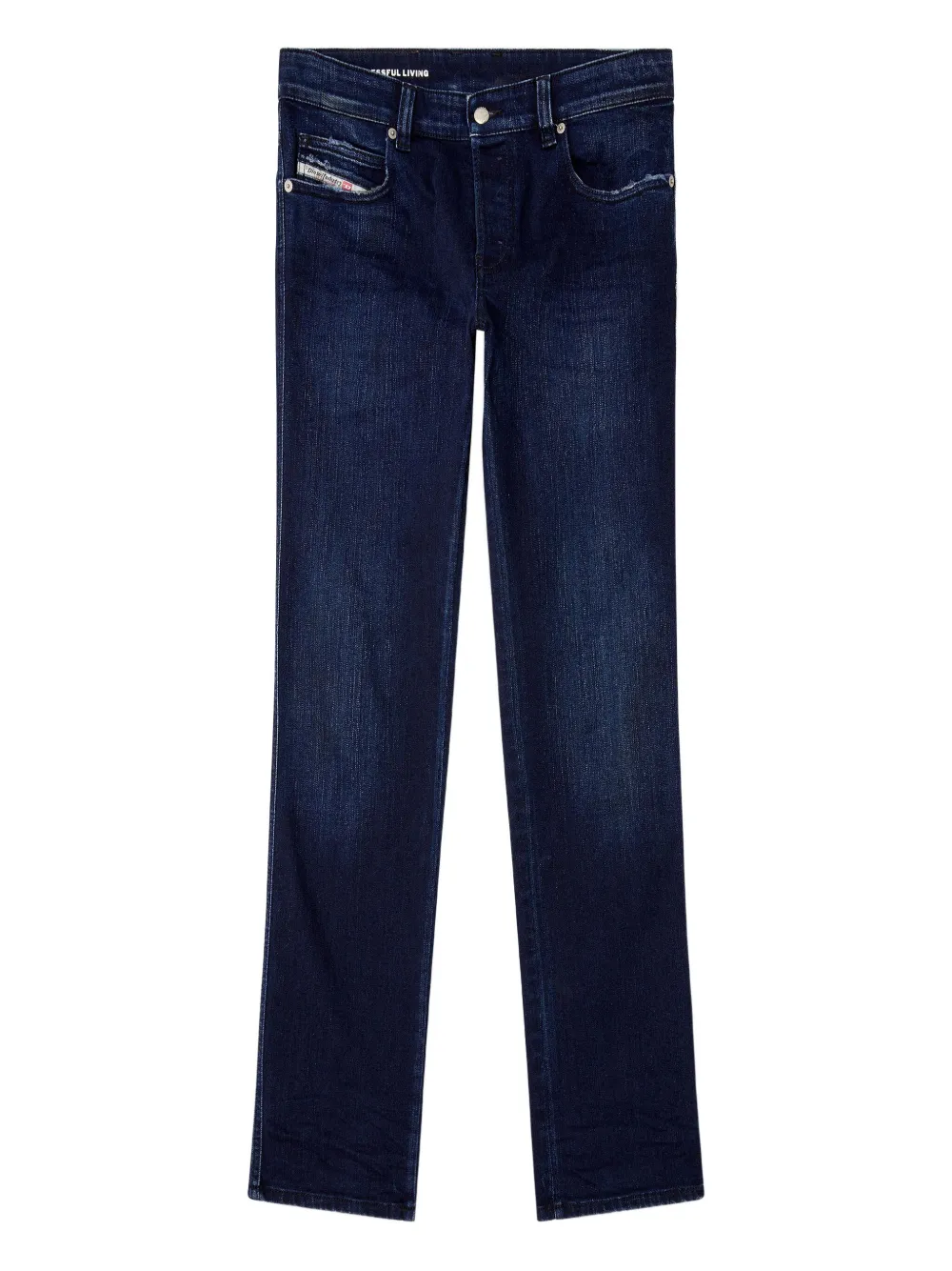 Diesel Abrasions Rinse jeans Blauw