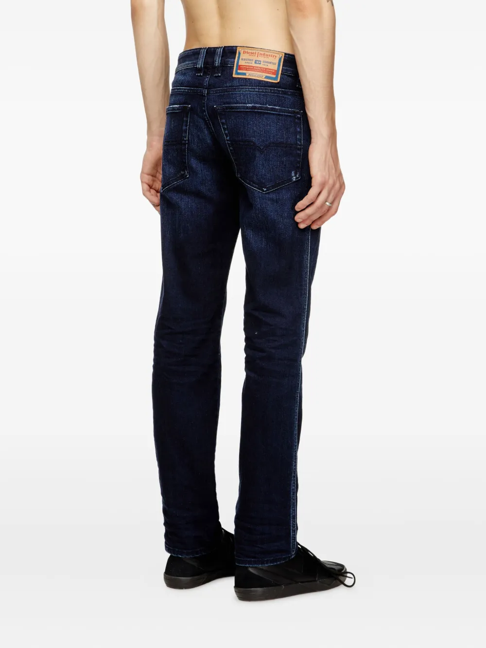 Diesel Abrasions Rinse jeans Blauw