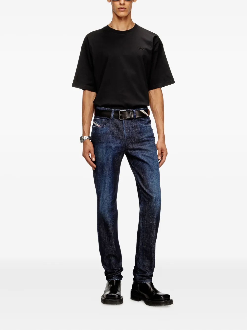 Diesel 2023 D-Finitive regular jeans - Blauw