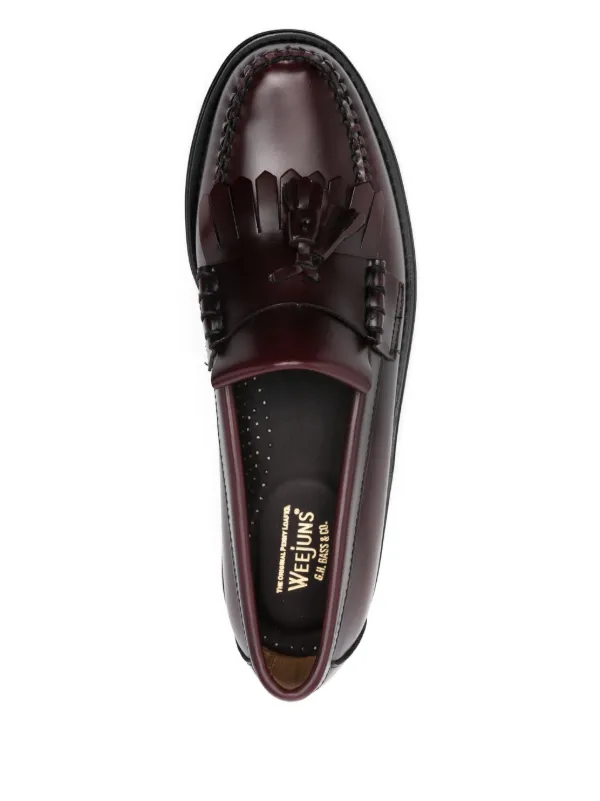 G.H.Bass Weejuns Layton Kiltie Loafers | Red | FARFETCH