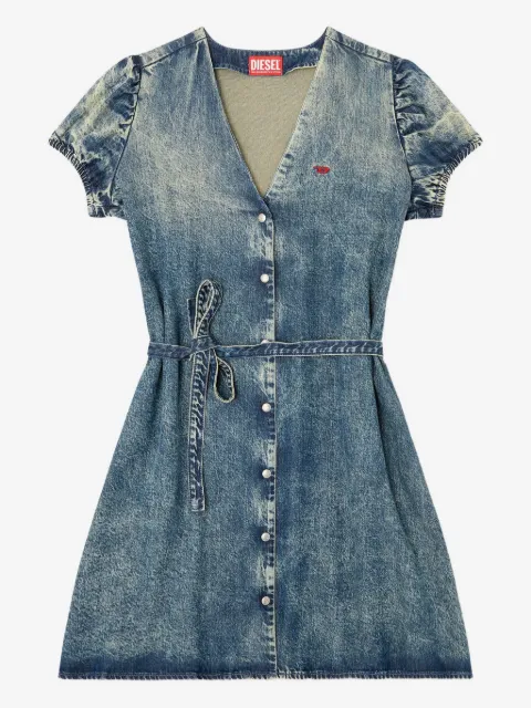 Diesel mini De-Ollish-D buttoned-front day dress