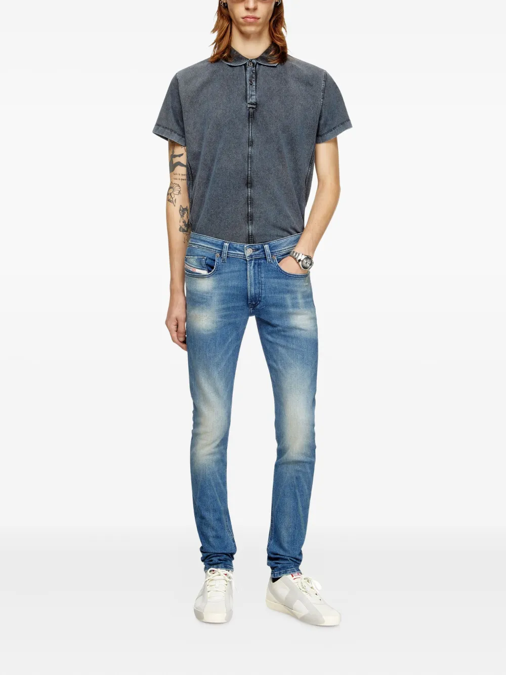 Diesel 1979 Sleenker skinny jeans - Blauw