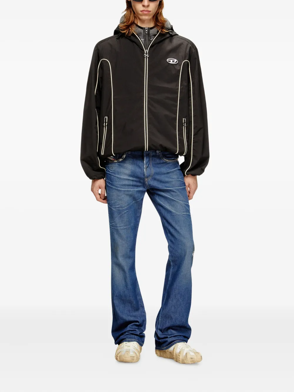 Diesel Bootcut jeans met borduurwerk - 01