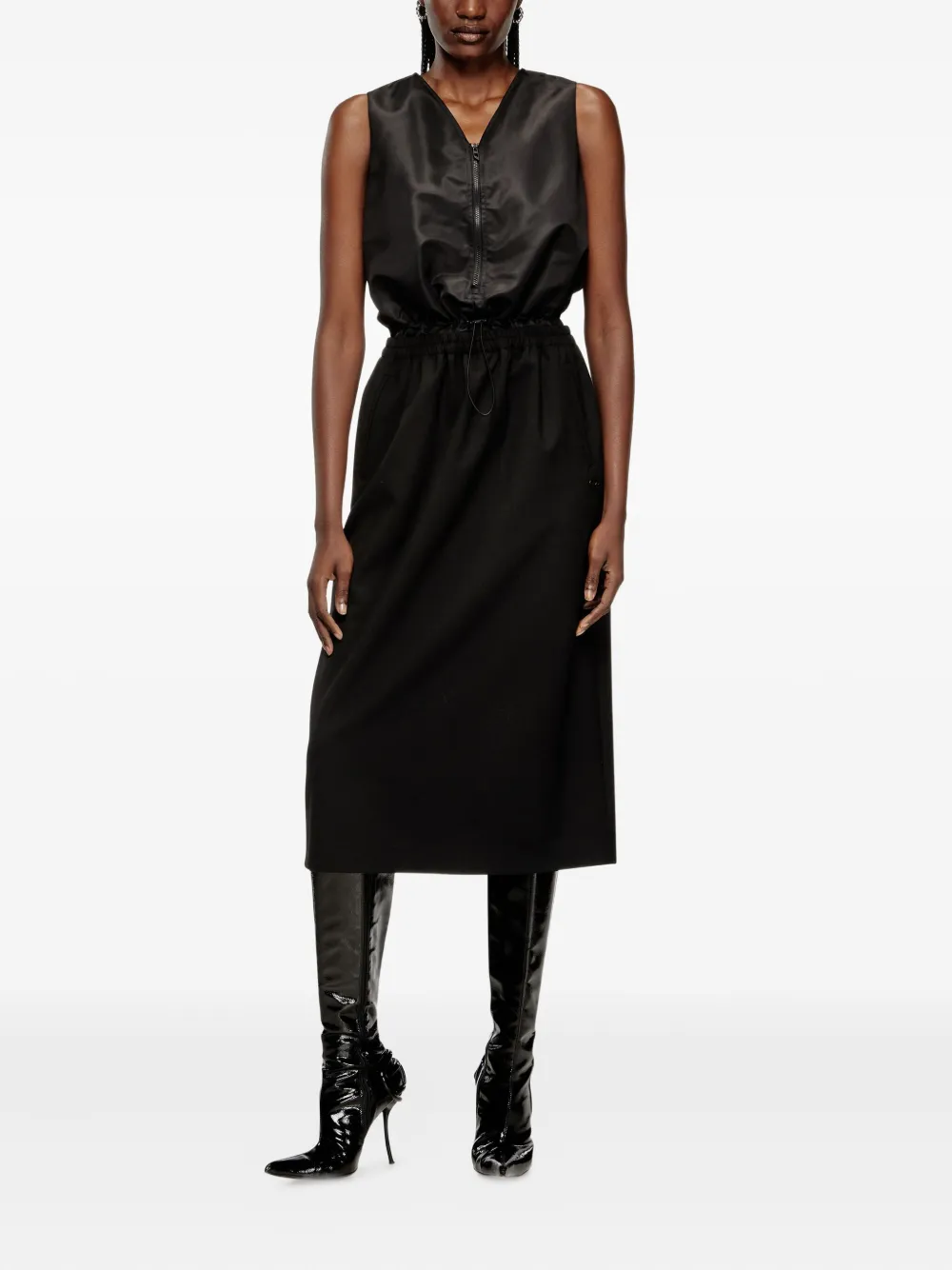 Diesel D-Ruid-R2 midi-jurk 9XX