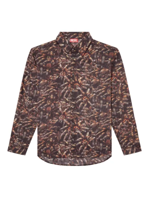 Diesel camisa con araña estampada
