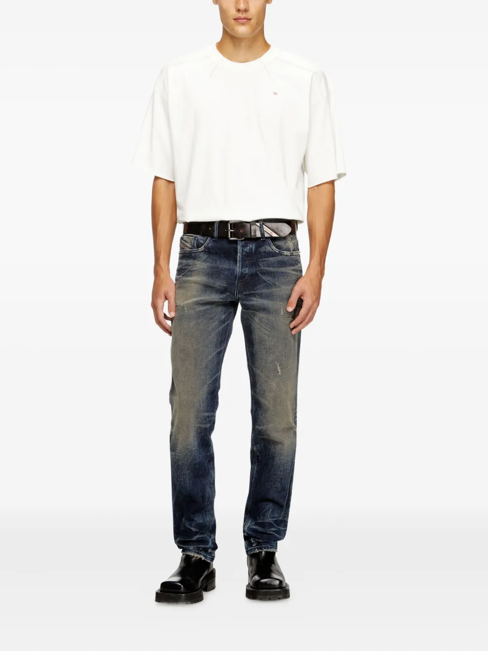 Diesel Regular Jeans 2023 D-Finitive 09m46 jeans - Blauw