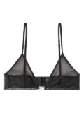 Diesel glitter-effect triangle bra - Black