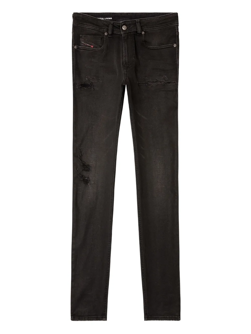 Diesel 1979 Sleenker skinny jeans Zwart