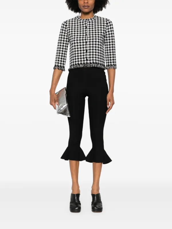 Alexander McQueen houndstooth-pattern Jacket | Black | FARFETCH OM