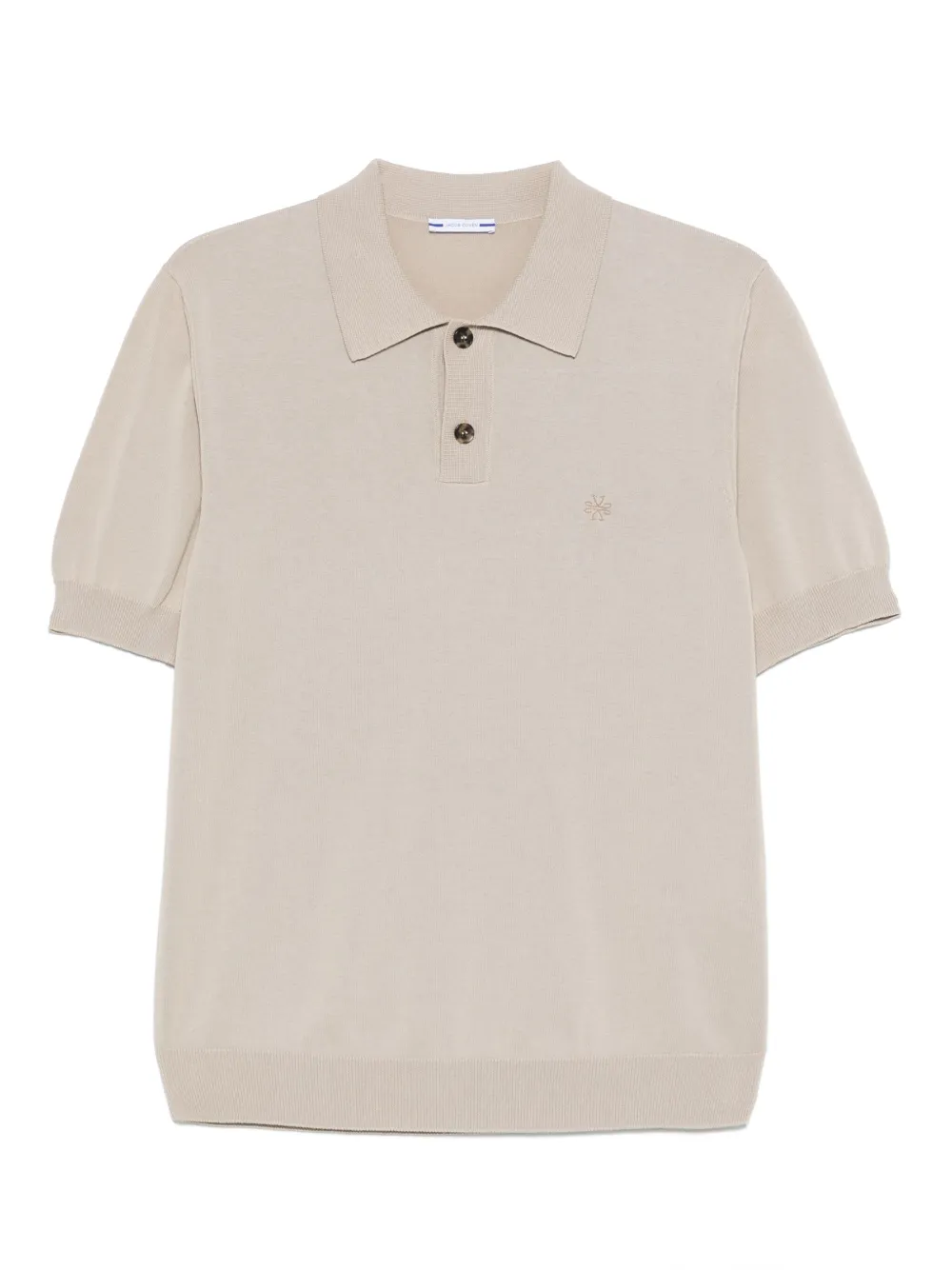 Jacob Cohën Fein gestricktes Poloshirt | Nude | Image 1
