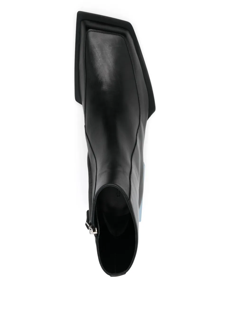 Steven Ma 40mm leather boots Black