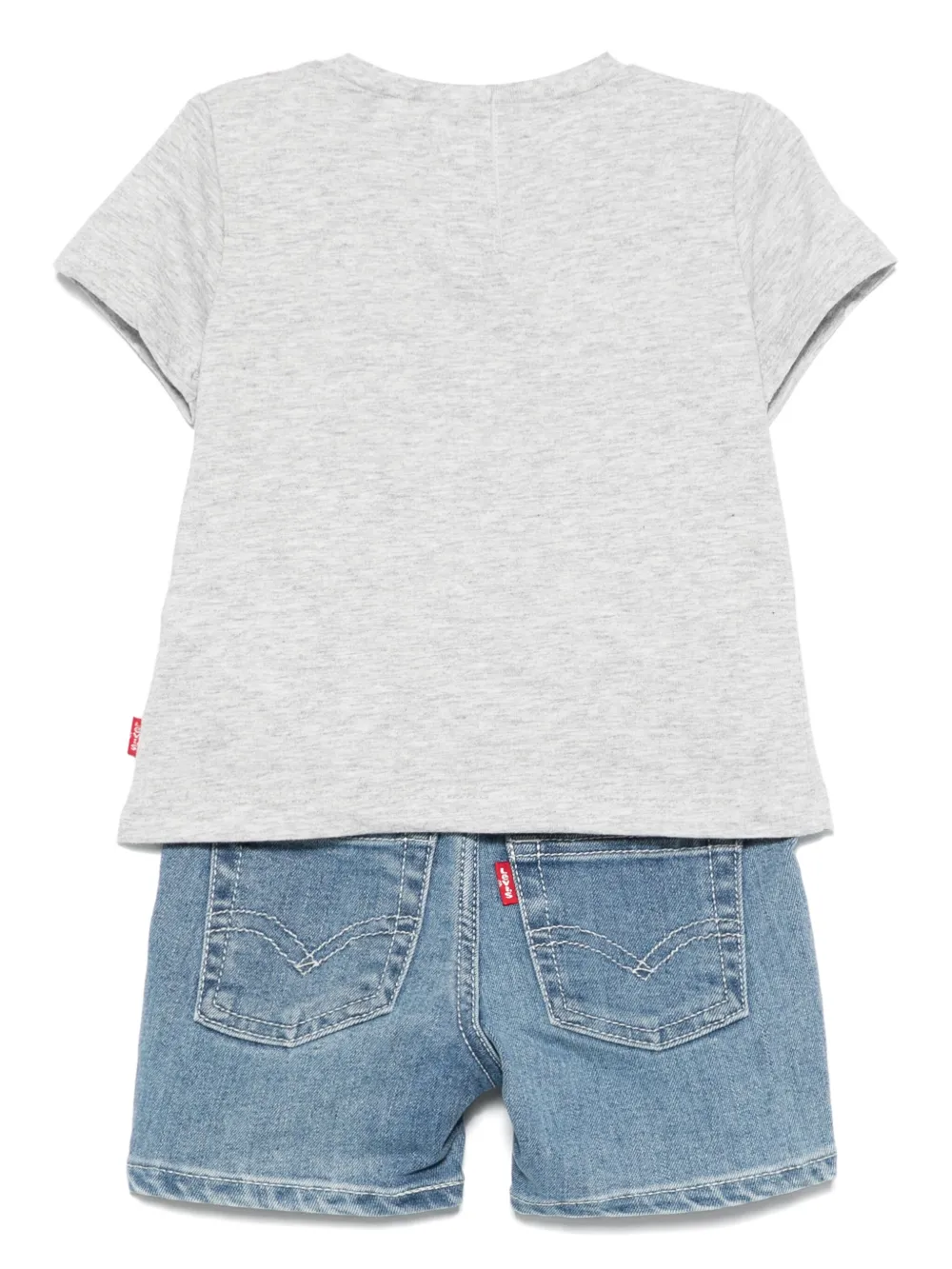 Levi's Kids Spijkershorts Grijs