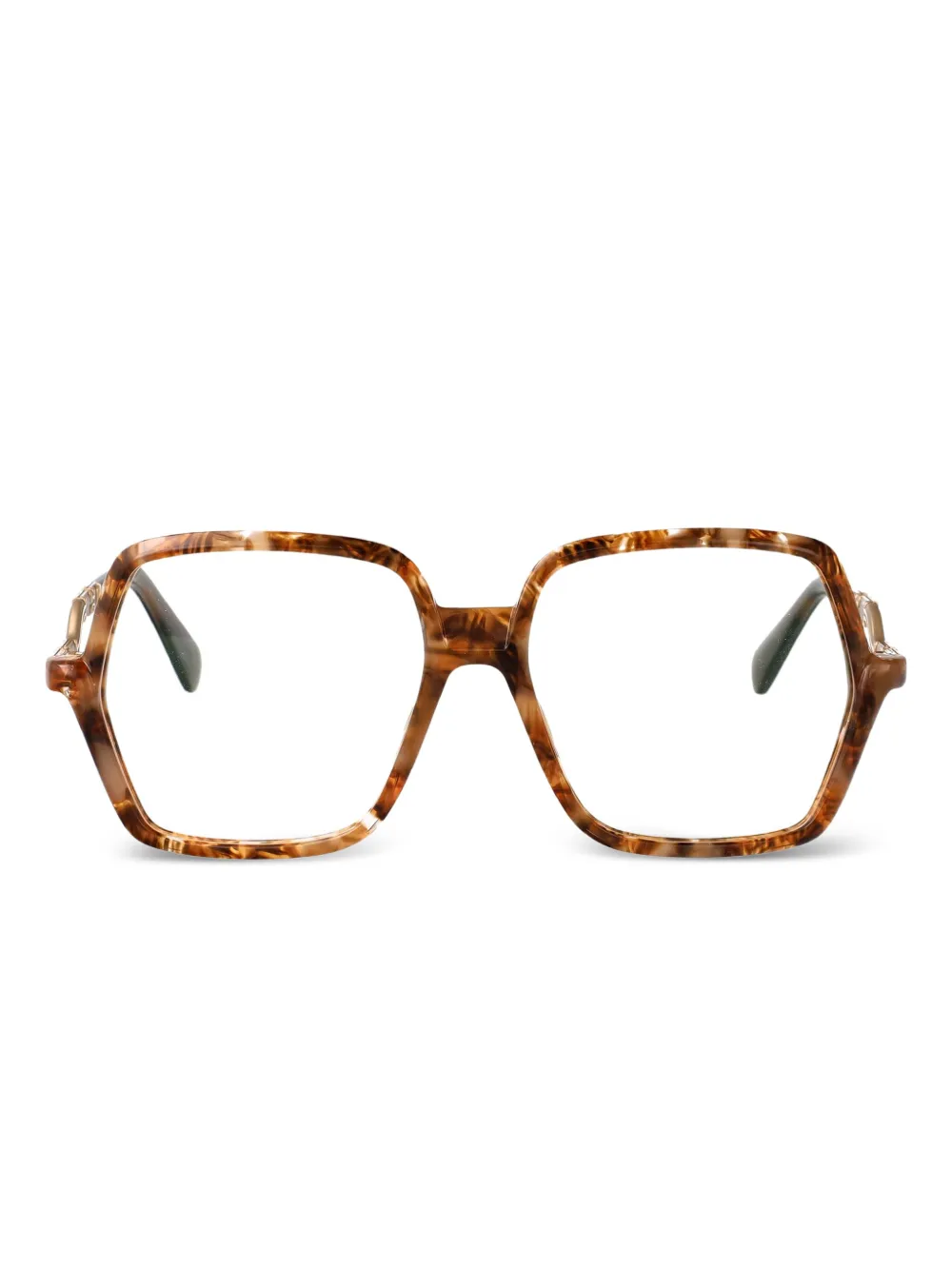 Cazal lunettes de vue à logo gravé | marron | Image 1
