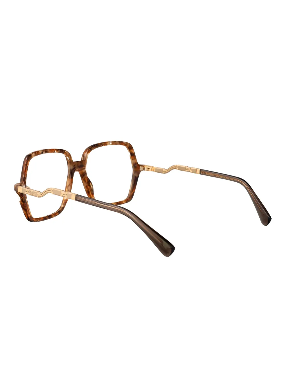 Cazal Bril met gegraveerd logo Bruin
