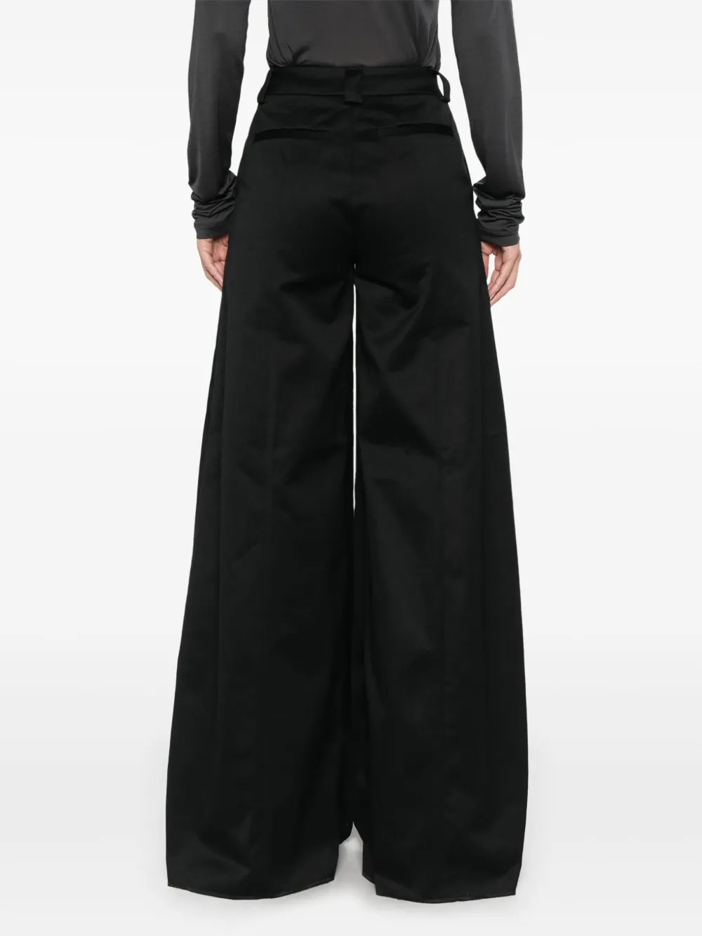 THELATEST Gabardine broek Zwart