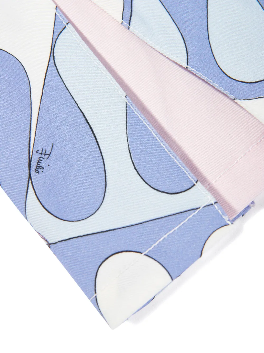 PUCCI Junior Mini-rok met Leocorno-print Blauw