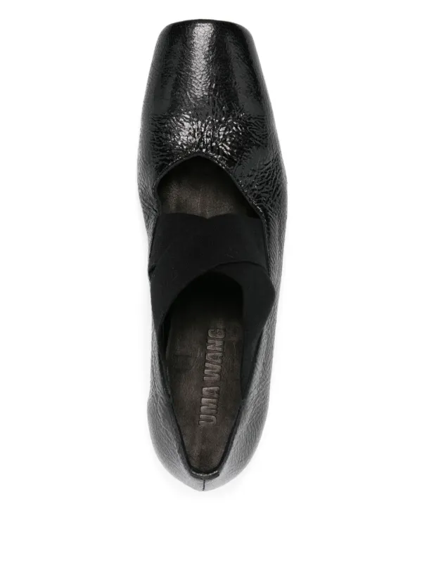 靴 Uma wang ballet flat Uma Wang Patent Ballet Flats | Black | FARFETCH RO