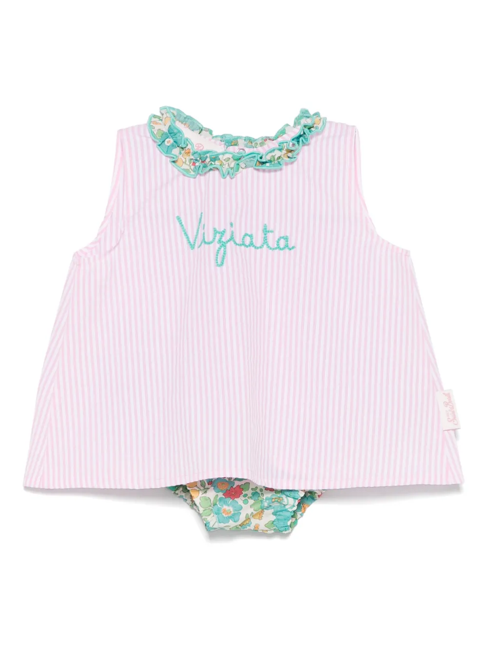 MC2 Saint Barth Kids Abbie ショートパンツ セット - ピンク MC2 Saint Barth Kids Abbie ショートパンツ セット - ピンク