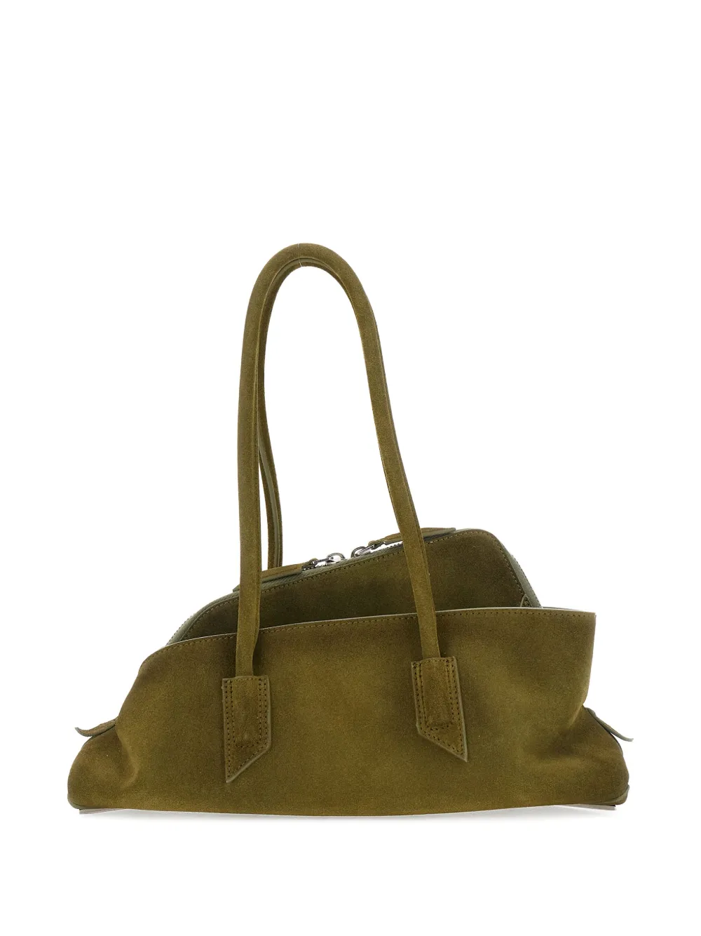 The Attico La Passeggiata shopper met dubbele rits Groen