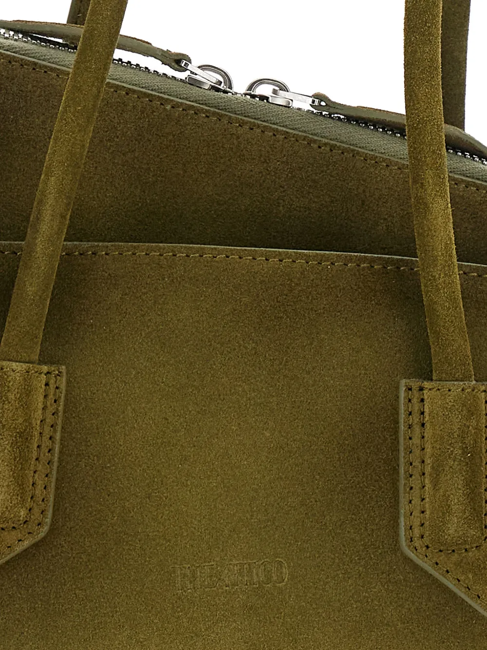 The Attico La Passeggiata shopper met dubbele rits Groen
