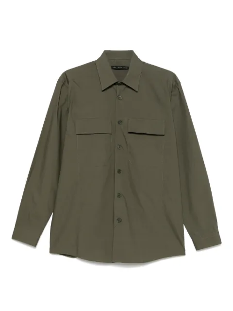 Low Brand logo-tag shirt