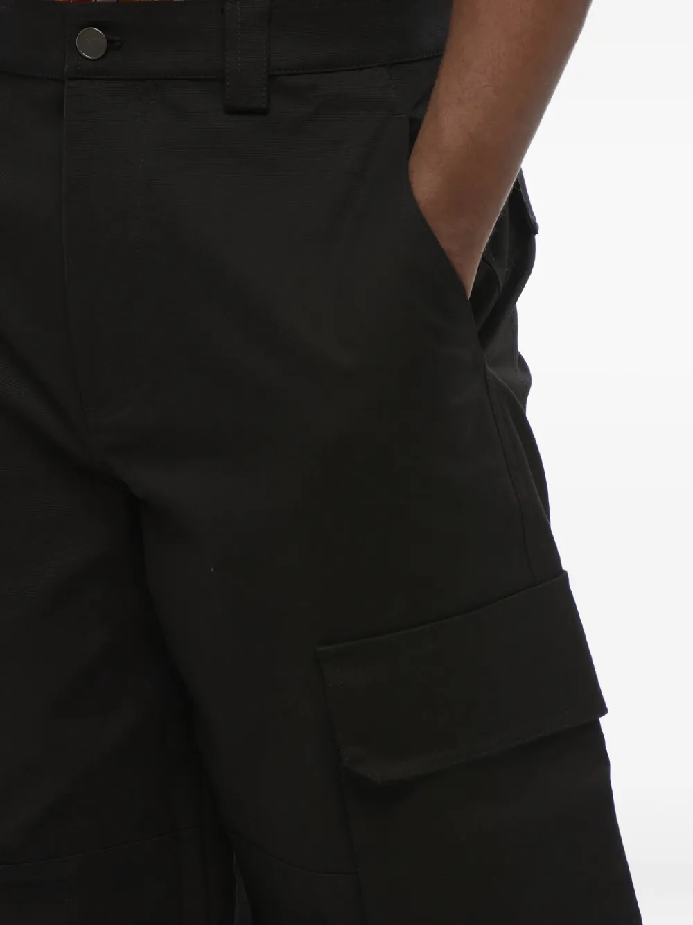 Valentino Garavani Cargo broek met wijde pijpen Zwart